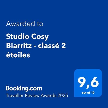 Studio Cosy Biarritz - Classe 2 Etoiles المظهر الخارجي الصورة
